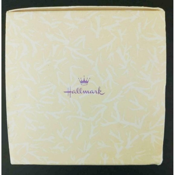 Barbie Hallmark Springtime ornament vintage 1997 New In Box Pink dress roses - Picture 11 of 12